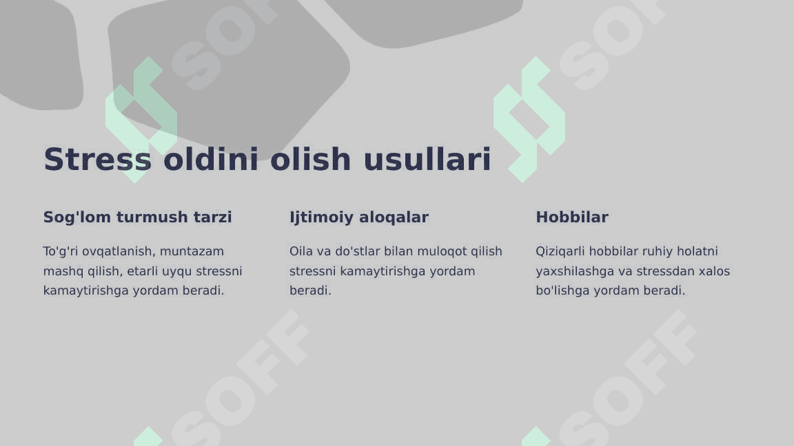 Stress va uning turlari 4
