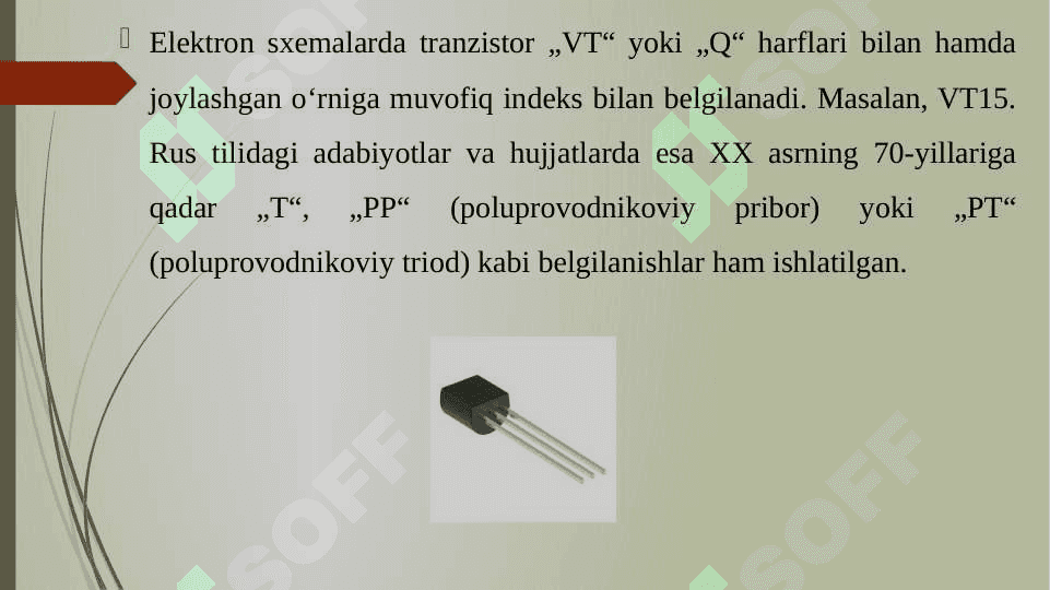 Kanalli induksiyalangan va kanaliqurilgan MDYa-tranzistorlarning tuzilishi va ishlash prinsiplari 7