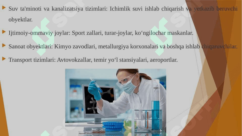 Ogohlantiruvch sanitariya nazorati. Olib boriladigan obyektlar va ularga berilishi zarur bo’lgan xulosalar. 4