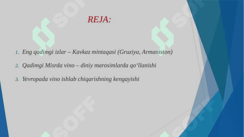 Vino tayyorlash tarixi 2