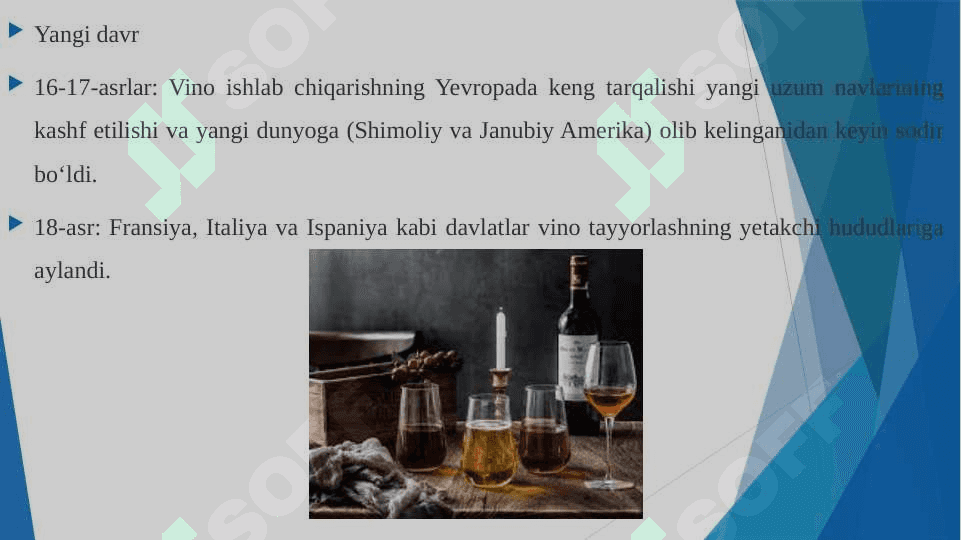 Vino tayyorlash tarixi 6