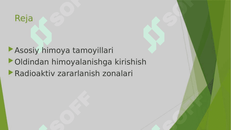 FАVQULОTDА VАZIYATDА АHОLINI MUHОFАZА QILISH. JAMOA HIMOYA VOSITALARI. 2