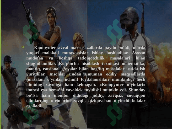 Vertual oyinlar asoratlari 2