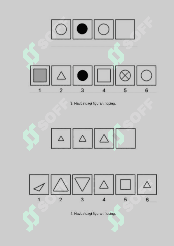 Argos test 2024 Axborot texnologiyalari, mantiq, milliy qonunchilik 4