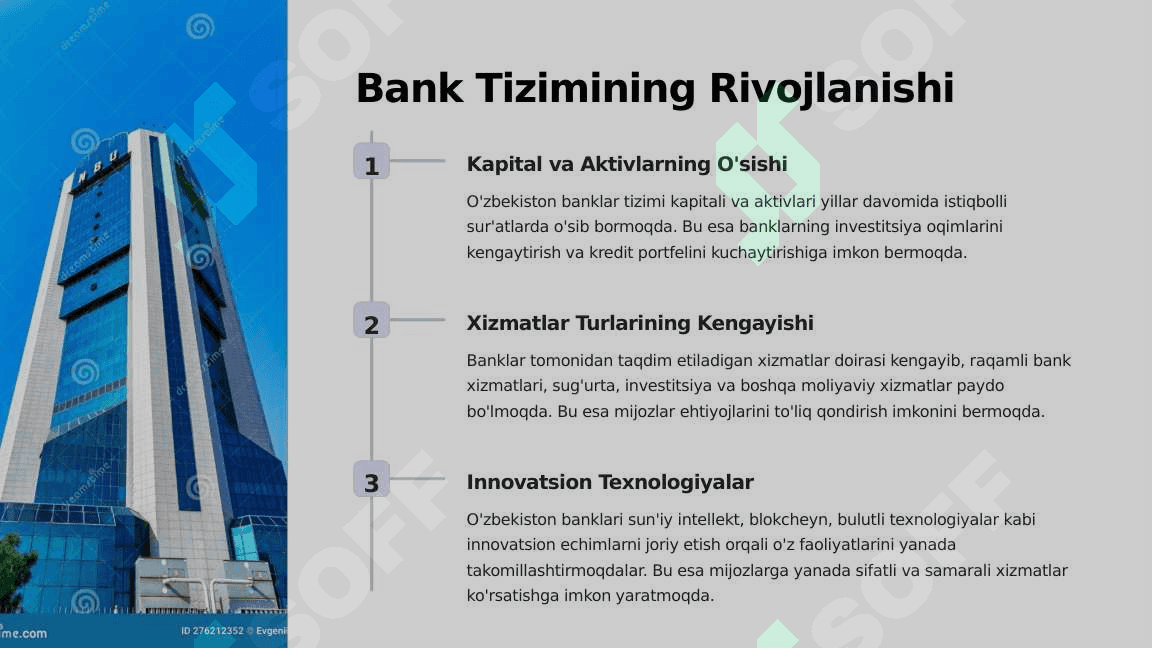 Uzbekistonda Moliya Bozorining Rivojlanishi. 3