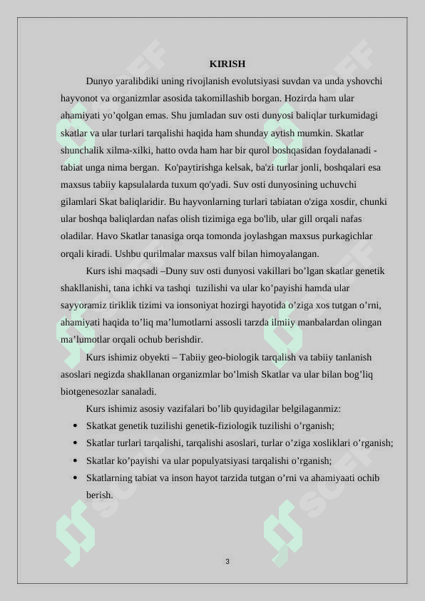 Skatlar, ularning tuzilishi, hayot kechirishi va ahamiyati 3