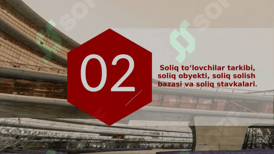Qo'shilgan qiymat solig'i 6