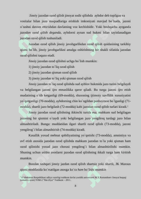 Shartli hukm qilish 8