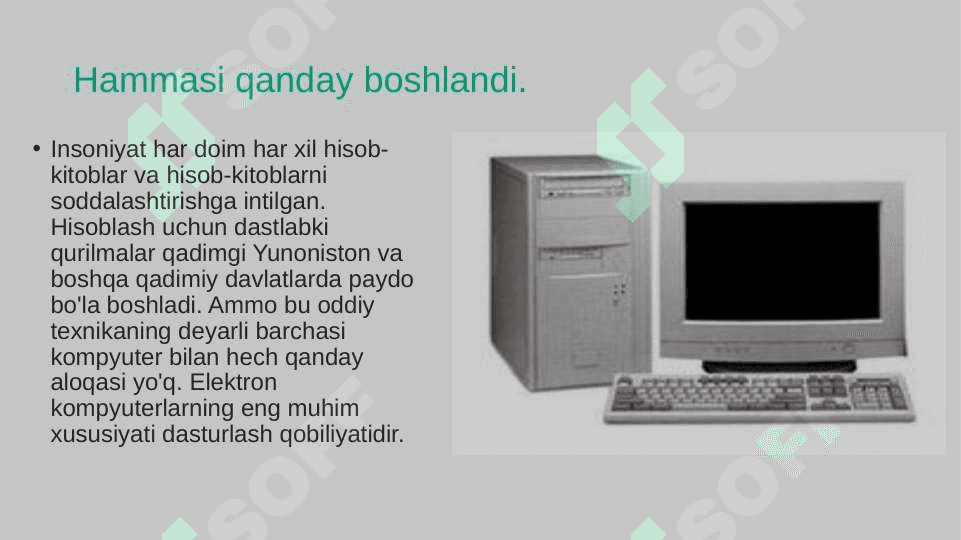 Kompyuter avlodlari 3