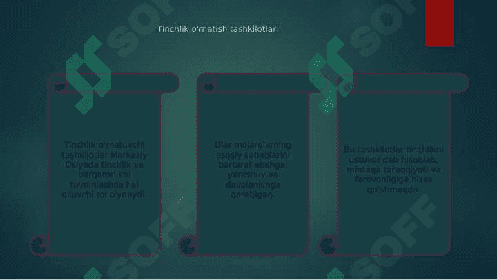 O'zbekistonning Markaziy Osiyoda tinchlik va barqarorlikni ta’minlashdagi o’rni 4