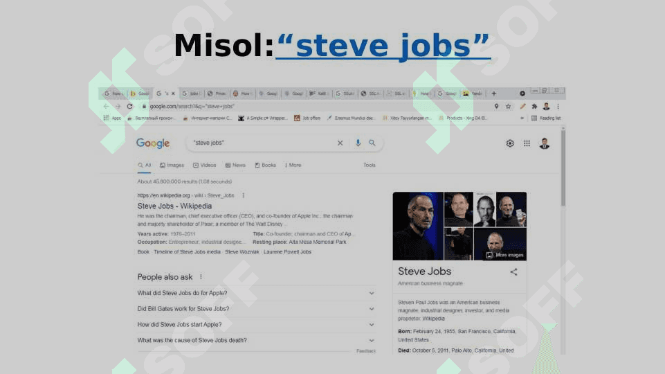 Google qidiruv tizimi imkoniyatlari 4