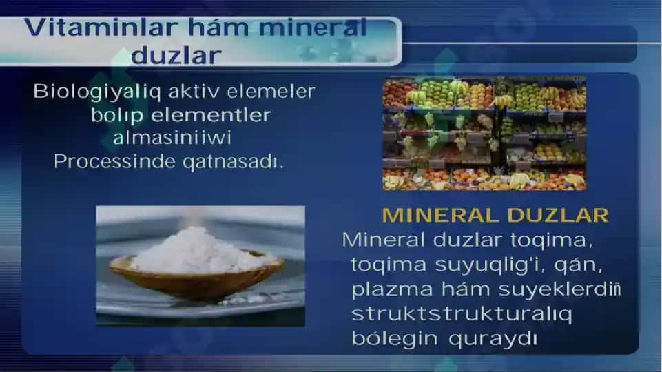 rocianal awqatlanıw 8