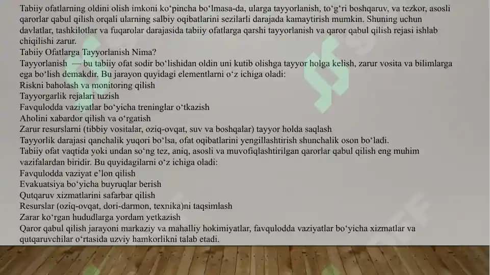 risklarni boshqarish mustaqil ishi 6