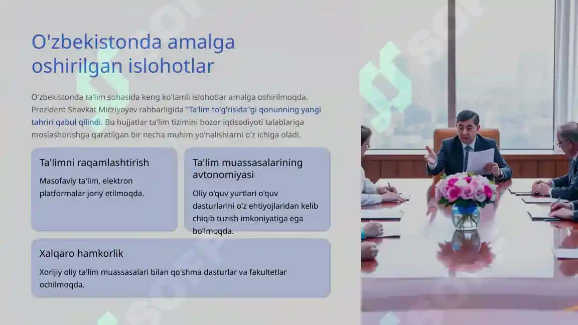 Kadrlar tayyorlash tizimida bozor iqtisodiyoti talablariga moslashtirish 4