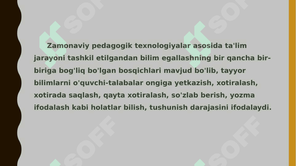 Muammoli ta’limni tashkil etish shart-sharoitlari 4