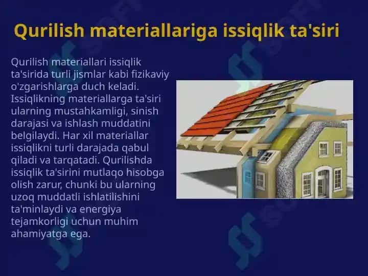 Issiqlik bilan ishlov beriladigan qurilish materiallari 4