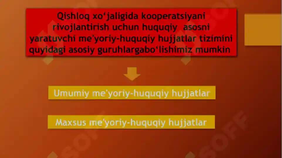 Qishloq xo'jaligi kooperatsiyaviy munosabatlarini shakllantirishning huquqiy-iqtisodiy asoslari 4