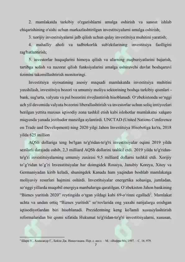 O'zbekistonning_investitsiya_siyosati_va_xorijiy_investitsiyalarni jalb qilish 7