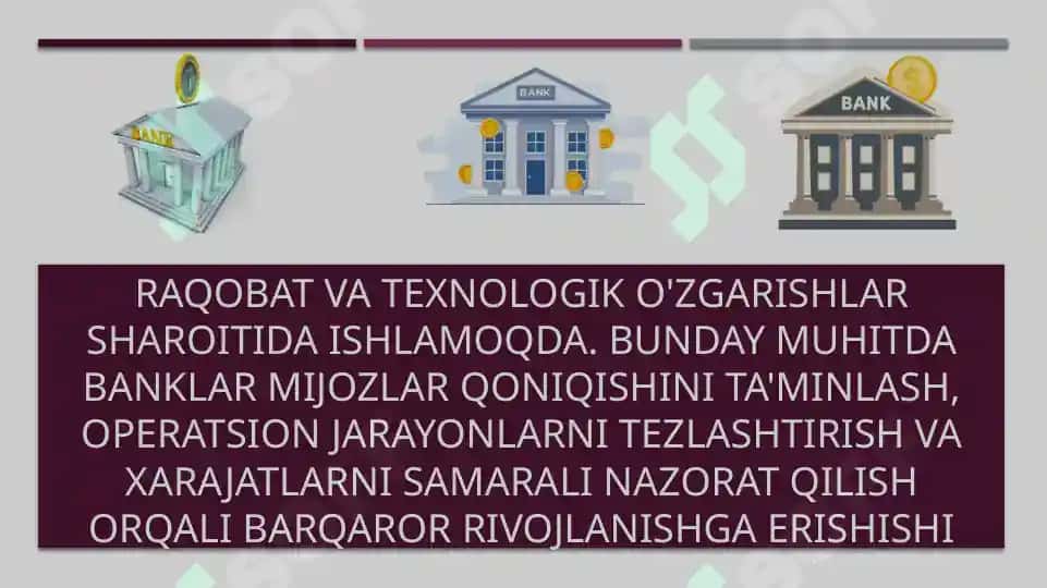 Banklarda sifat vaqt va harajatlarni strategik boshqarish 3