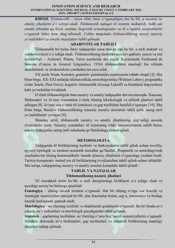 Tilshunoslikning Nazariy va Amaliy Masalalari 2