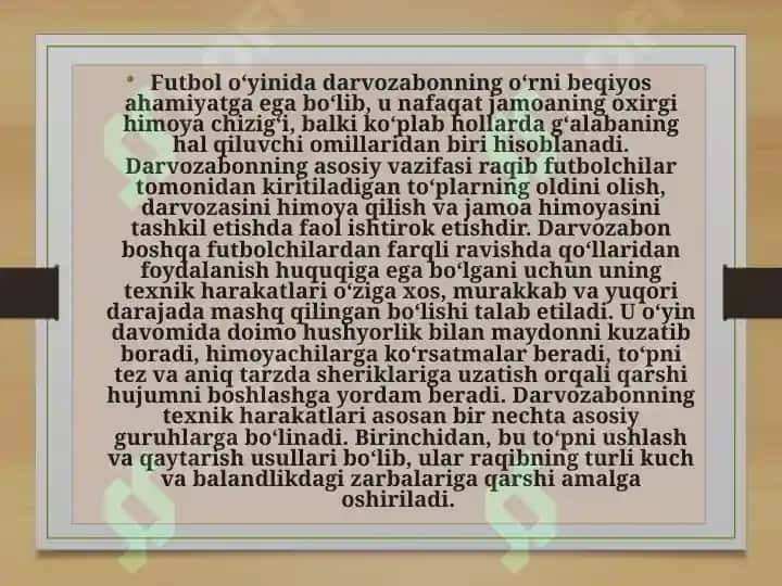 DARVOZABON TEXNIKASI TASNIFI 2