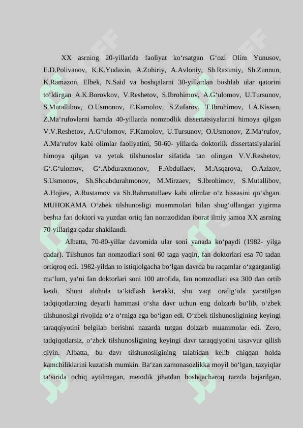 Turkologiyaning oʻzbek filologiyasi tarmogʻi 6