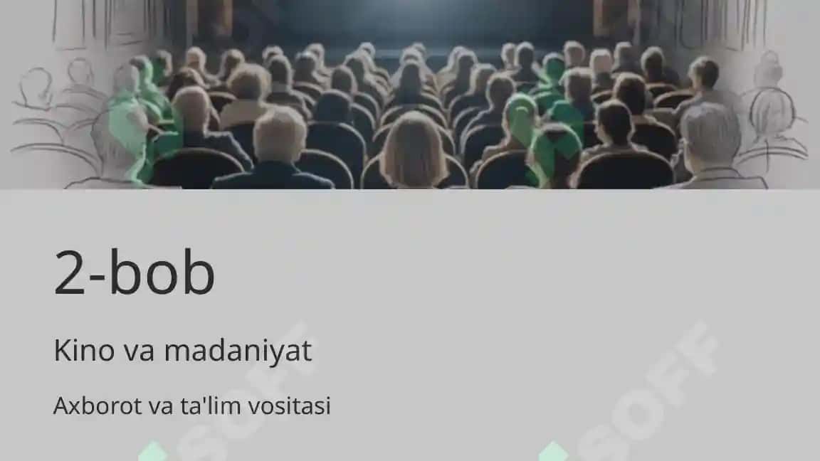 Kino axborot madaniyatining muhim manbai 6