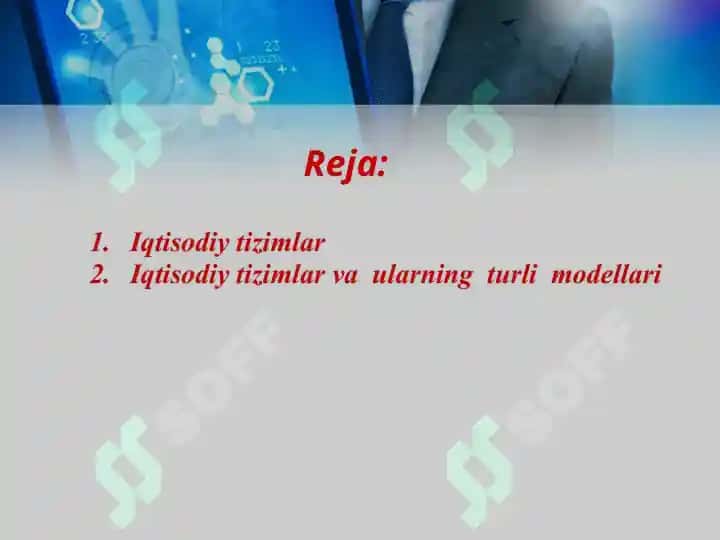 Iqtisodiyotda amaliy dasturiy ta'minotning o’rni va ahamiyati 2