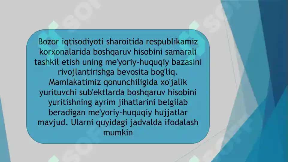 O'ZBEKISTON RESPUBLIKASIDA BOSHQARUV HISOBINI TASHKIL ETISHNING RIVOJLANISH YO'NALISHLARI 4