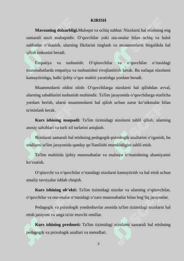 TAʼLIM TIZIMIDAGI NIZOLAR VA ULARNING SAMARALI HAL ETISHNING PEDAGOGIK PSIXOLOGIK YOʻLLARI 3