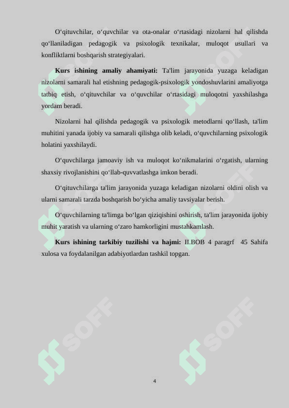 TAʼLIM TIZIMIDAGI NIZOLAR VA ULARNING SAMARALI HAL ETISHNING PEDAGOGIK PSIXOLOGIK YOʻLLARI 4