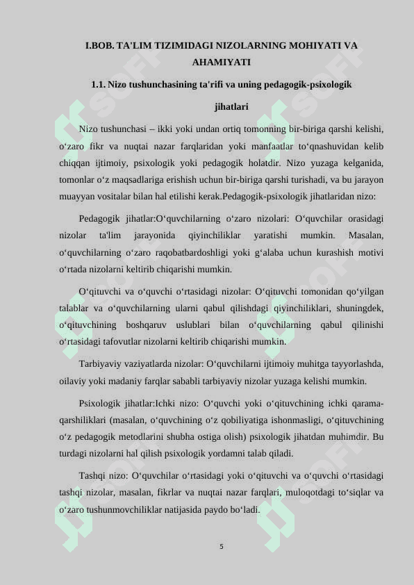 TAʼLIM TIZIMIDAGI NIZOLAR VA ULARNING SAMARALI HAL ETISHNING PEDAGOGIK PSIXOLOGIK YOʻLLARI 5