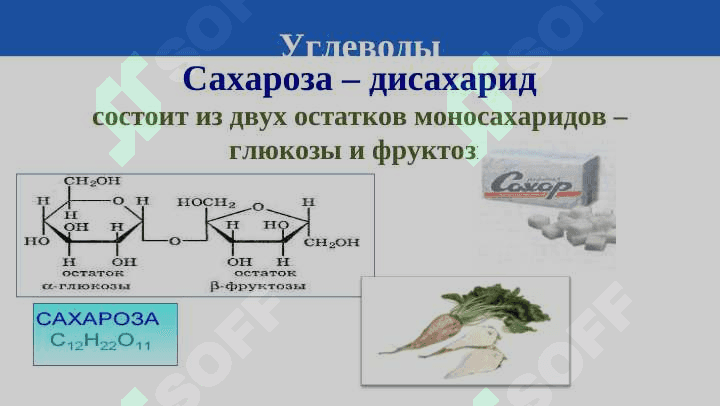 ДИСАХАРИДЫ. ПОЛИСАХАРИДЫ. 6