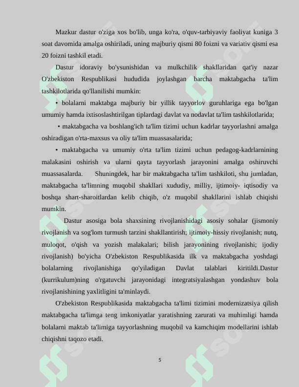 ILM YO'LI VARIATIV DASTURI ASOSIDA 6-7 YOSHLI BOLALARNI MAKTAB TA'LIMIGA TAYYORLASH 5