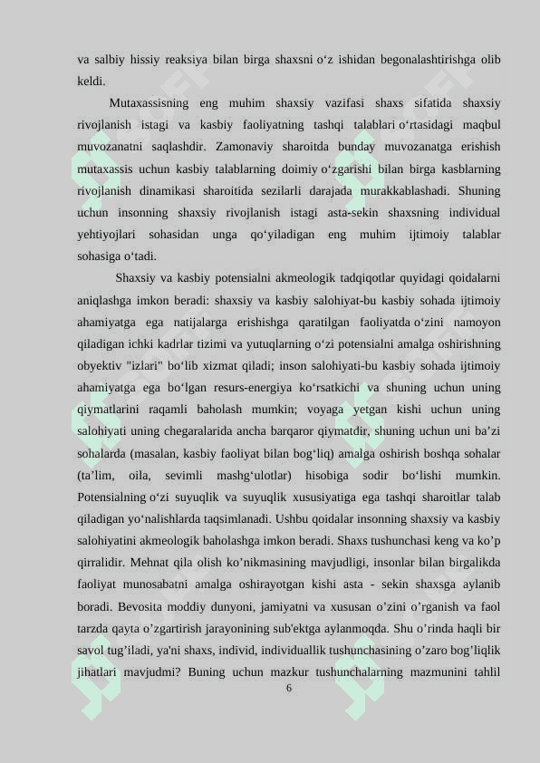 Oliy o`quv yurtlarida talaba shaxsini kamol toptirishni takomillashtirish 6