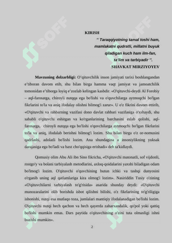 O’qituvchi kasbining psixologiyasi 2