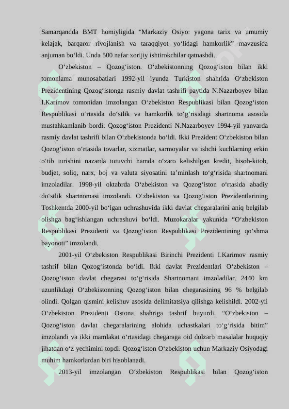 O'zbekiston va jahon hamjamiyati 6