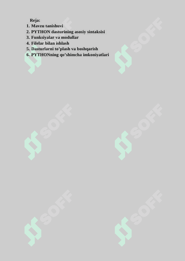 Python dasturlash tilining imkoniyatlkari 2