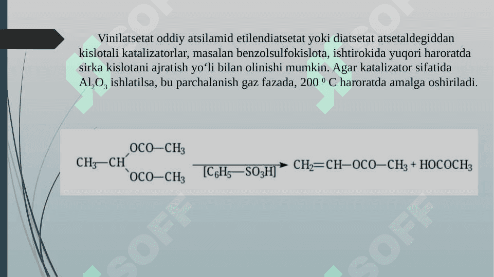NEFT-GAZNI QAYTA ISHLASH ASOSIDA GETEROGEN USULIDA YUQORI BOSIMDA VINIL EFIRLARINI OLISH. 5