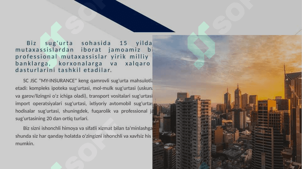 "MY-INSURANCE" Aksiyadorlik jamiyati 3