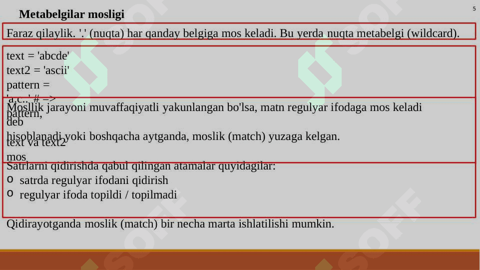 Regulyar ifodalar 5