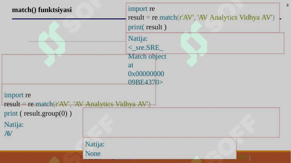 Regulyar ifodalar 8