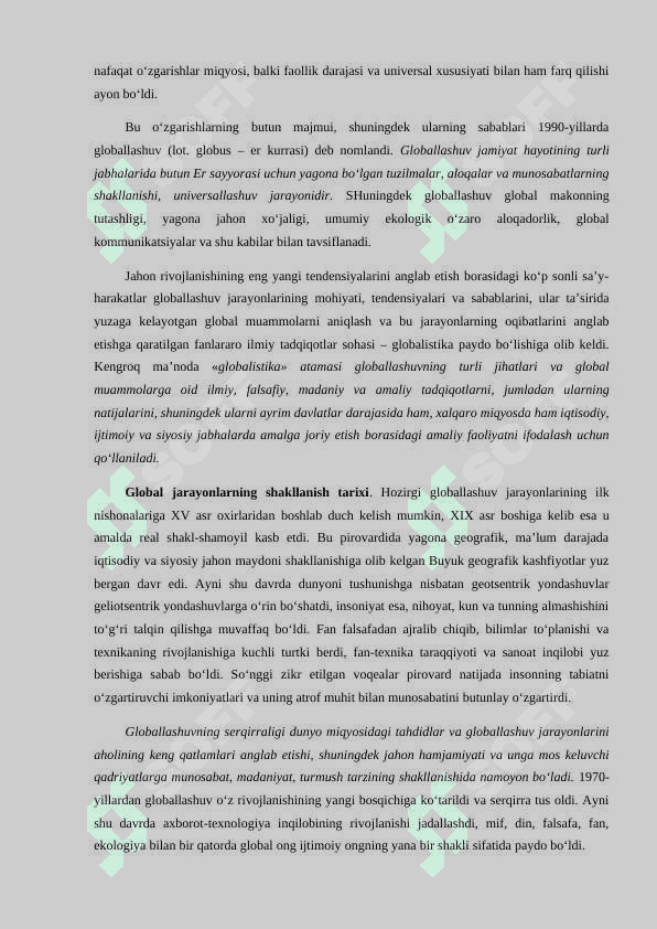 GLOBALLASHUV VA GLOBAL MUAMMOLARNING FALSAFIY JIHATLARI 2