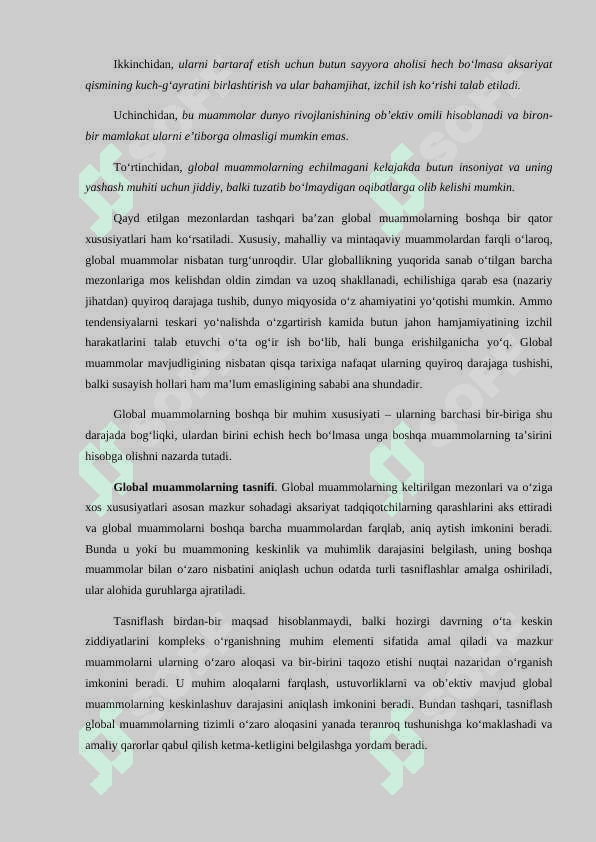 GLOBALLASHUV VA GLOBAL MUAMMOLARNING FALSAFIY JIHATLARI 8