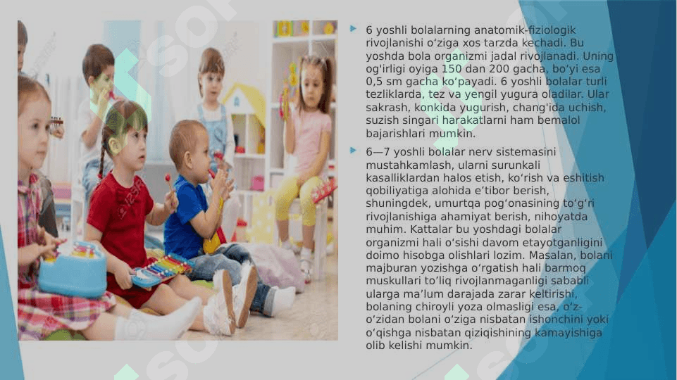 Mavzu: Kichik maktab yoshi davrida psixik rivojlanish xususiyatlari. 6