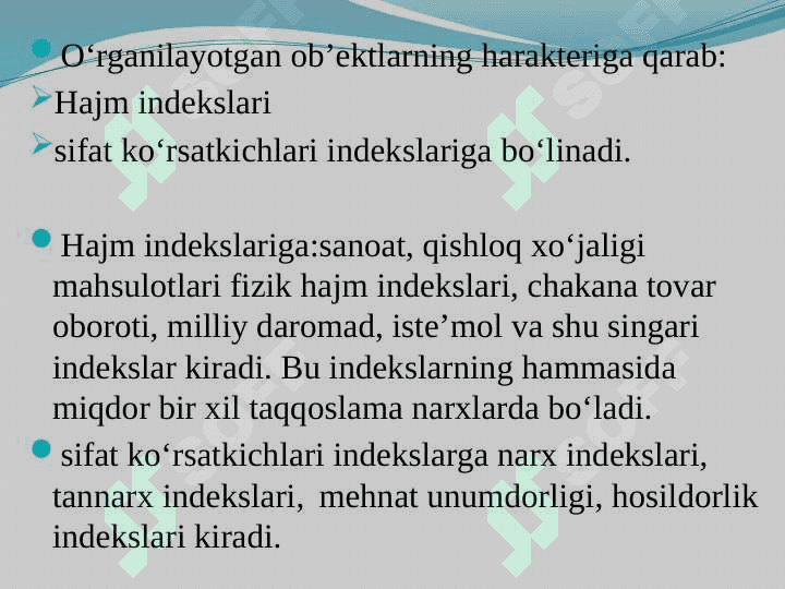 IQTISODIY INDEKSLAR 6