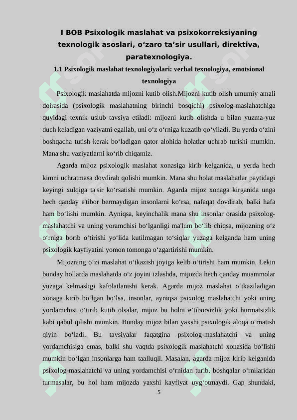 Psixologik ma’rifat va tashviqot 5
