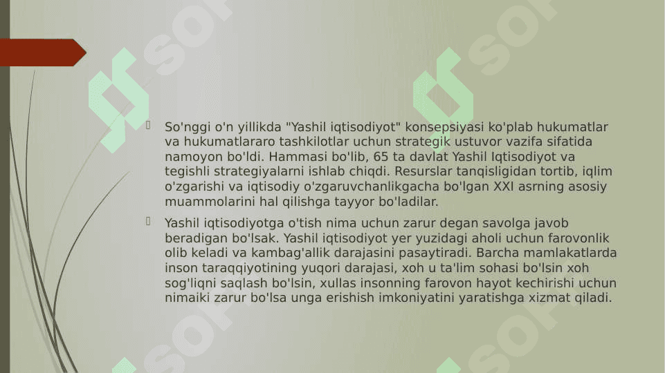 Cheklangan resuslardan ifoydalangan holda yashil ishlab chiqarishni shakllantirish 4