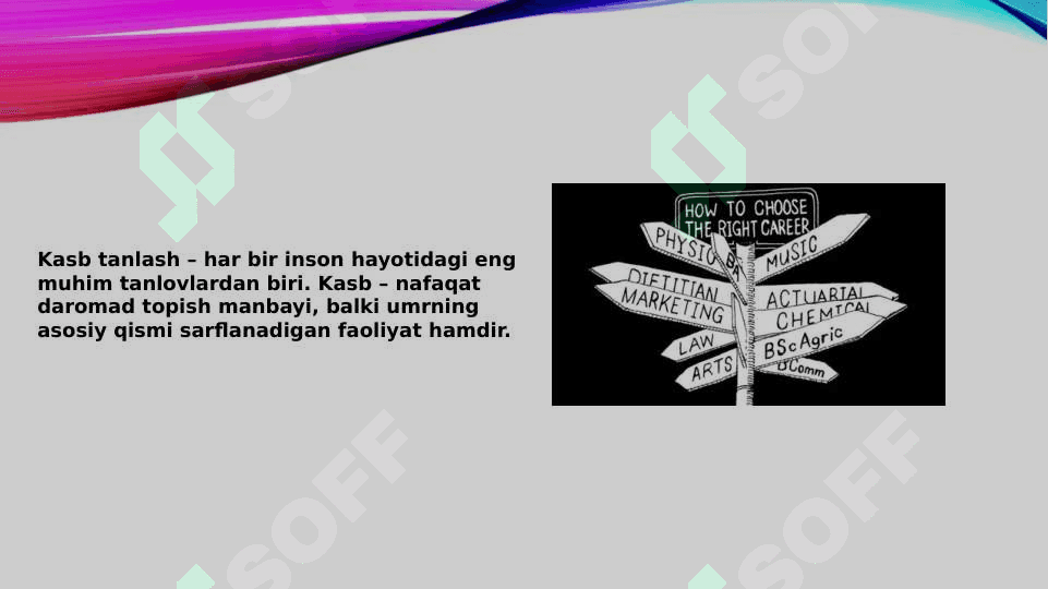 Kasb tanlash omillari 2