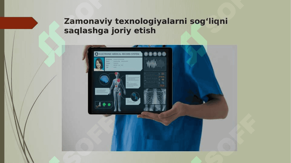 Oʻzbekistonda sogʻliqni - saqlash tizimidagi islohiyati va ularning mazmun mohiyati 6